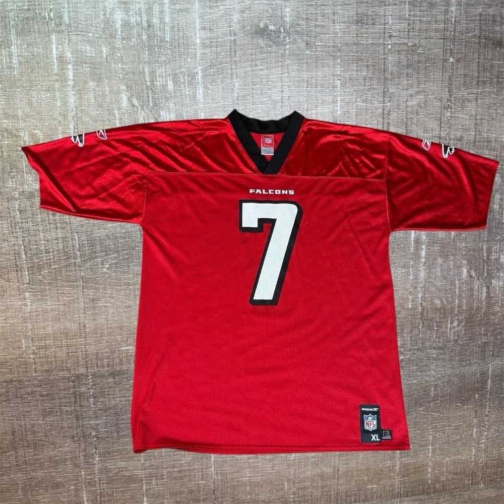 Vtg Reebok Atlanta Falcons Michael Vick Football Jersey Men XL Home Red 7 NFL